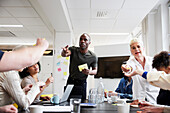 Group of business people at business meeting in office