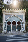 Moorish fountain in Volta Duche, the ancient city of Sintra, Portugal