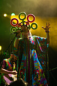 Colombian band Aterciopelados performs live during Vive Latino 2022 Festival in Zaragoza, Spain