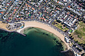 Aerial view of Williamstown in Melbourne's West, Australia