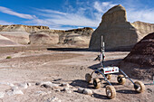 The PCZ Mars Rover in the University Rover Challenge, Mars Desert Research Station in the Mars-like desert in Utah. PCZ Rover Team, Czestochowa University of Technology, Poland