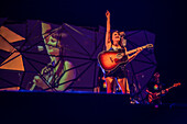 Spanish artist Amaral performing live at Vive Latino 2022 Music Festival in Zaragoza, Spain
