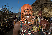 woman of the Hamer tribe in Ethiopia