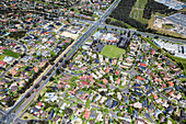 Luftaufnahme von Rowville im Osten von Melbourne, Australien