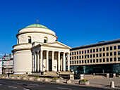 St.-Alexander-Kirche, Drei-Kreuze-Platz, Warschau, Woiwodschaft Masowien, Polen, Europa