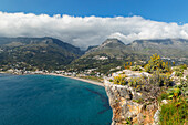 Bucht von Preveli, Rethymno, Kreta, Griechische Inseln, Griechenland, Europa