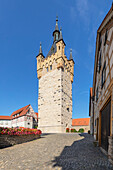 Bad Wimpfen mit Blauem Turm, Neckartal, Burgenstraße, Baden-Württemberg, Deutschland, Europa