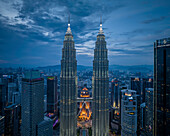 The Petronas Towers, Kuala Lumpur, Malaysia, Southeast Asia, Asia