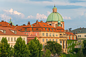 Kuppel der Kirche des Heiligen Franz von Assisi, Prag, Böhmen, Tschechische Republik (Tschechien), Europa