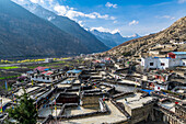 Historisches Dorf Marpha, Jomsom, Himalaya, Nepal, Asien