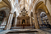 Innenraum der Kathedrale von Burgos, Burgos, UNESCO-Welterbestätte, Kastilien und León, Spanien, Europa