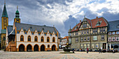 Rathaus Goslar, Harz, Niedersachsen, Deutschland, Europa
