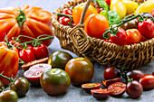 Vielfalt an Tomatensorten