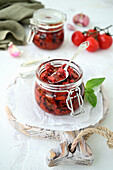 Pickled sun-dried tomatoes