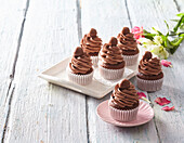 Chocolate coffee cupcakes