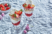 Strawberry ricotta dessert