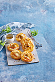 Apricot yeast pastries