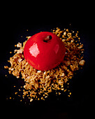 Candy apple on crumble