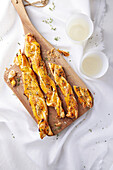 Puff pastry carrot braids