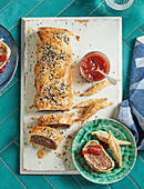Giant sausage roll