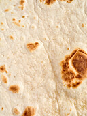 Flour tortilla, close up