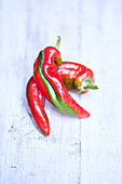 Organic red-green pepper