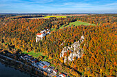 Prunn Castle near Riedenburg, Altmuhl Valley Nature Park, Bavaria, Germany, Europe\n