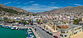 Luftaufnahme von Kalimnos Stadt, Kalimnos, Dodekanes Inseln, Griechische Inseln, Griechenland, Europa