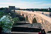 Roman Bridge, UNESCO World Heritage Site, Cordoba, Andalusia, Spain, Europe\n