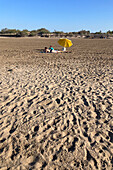 Ruimar beach in the Ebro Delta, Tarragona, Spain\n