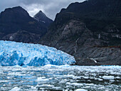 The terminus of the San Rafael Glacier in Laguna San Rafael National Park, Chile.\n