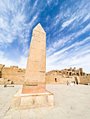 Obelisk, Karnak Temple Complex, a vast mix of temples, pylons, and chapels, UNESCO World Heritage Site, near Luxor, Thebes, Egypt, North Africa, Africa\n