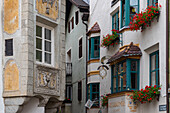 Die Altstadt von Klausen, Sudtirol (Südtirol), Bezirk Bozen, Italien, Europa