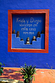 Frida Kahlo Museum (Blaues Haus), Coyoacan, Mexiko-Stadt, Mexiko, Nordamerika
