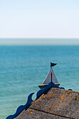 Detail, Strandhütte, Felixstowe, Suffolk, England, Vereinigtes Königreich, Europa