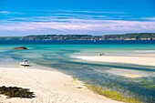 Frankreich, Finistere, Regionaler Naturpark Armorica, Halbinsel Crozon, Strand von Aber