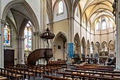 Frankreich, Manche, Saint-Vaast la Hougue, Kirche Saint-Vaast