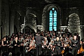 France, Vaucluse, Vaison la Romaine, Notre Dame de Nazareth cathedral, the Choralies in August, concert, music, choral\n