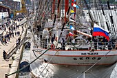 Frankreich, Seine Maritime, Rouen, Armada von Rouen 2019, die Sedov, quai Jean de Bethencourt
