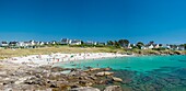 Frankreich, Finistere, Tregunc, Strand von Trevignon