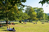 France, Paris, the Parc Monceau\n