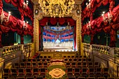 France, Yvelines (78), Montfort-l'Amaury, Groussay castle, The 250-seat theatre inspired by the Margravine theatre in Bayreuth\n