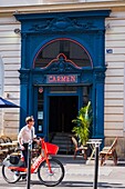 France, Paris, Pigalle district, Le Carmen, a cocktail bar located in the private mansion, which was Georges Bizet's residence and the place where he wrote his famous opera Carmen.\n