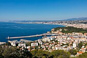 France, Alpes Maritimes, Nice, listed as World Heritage by UNESCO, Baie des Anges, old port or port Lympia\n