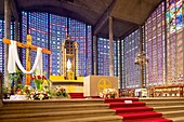 Frankreich, Seine Saint Denis, Le Raincy, Kirche Notre-Dame du Raincy, erbaut in Beton, Architekten Auguste und Gustave Perret