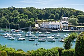 France, Finistere, Riec-sur-Belon, Ros Bras harbour on Aven river\n