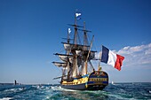 Frankreich, Finistère, Brest, L'HERMIONE, Freiheitsfregatte Frankreich Brest Internationales Maritimes Festival 2016