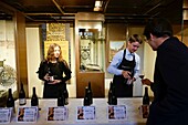 France, Cote d'Or, Beaune, listed as World Heritage by UNESCO, Hospices de Beaune, Hotel Dieu, presentation and tasting of the 2019 vintage\n