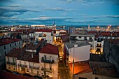 France, Herault, Sete, quarter of La Marine seen from the Quartier Haut\n