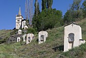 France, Hautes Alpes, regional natural park of Queyras, Abries, Way of the Cross\n